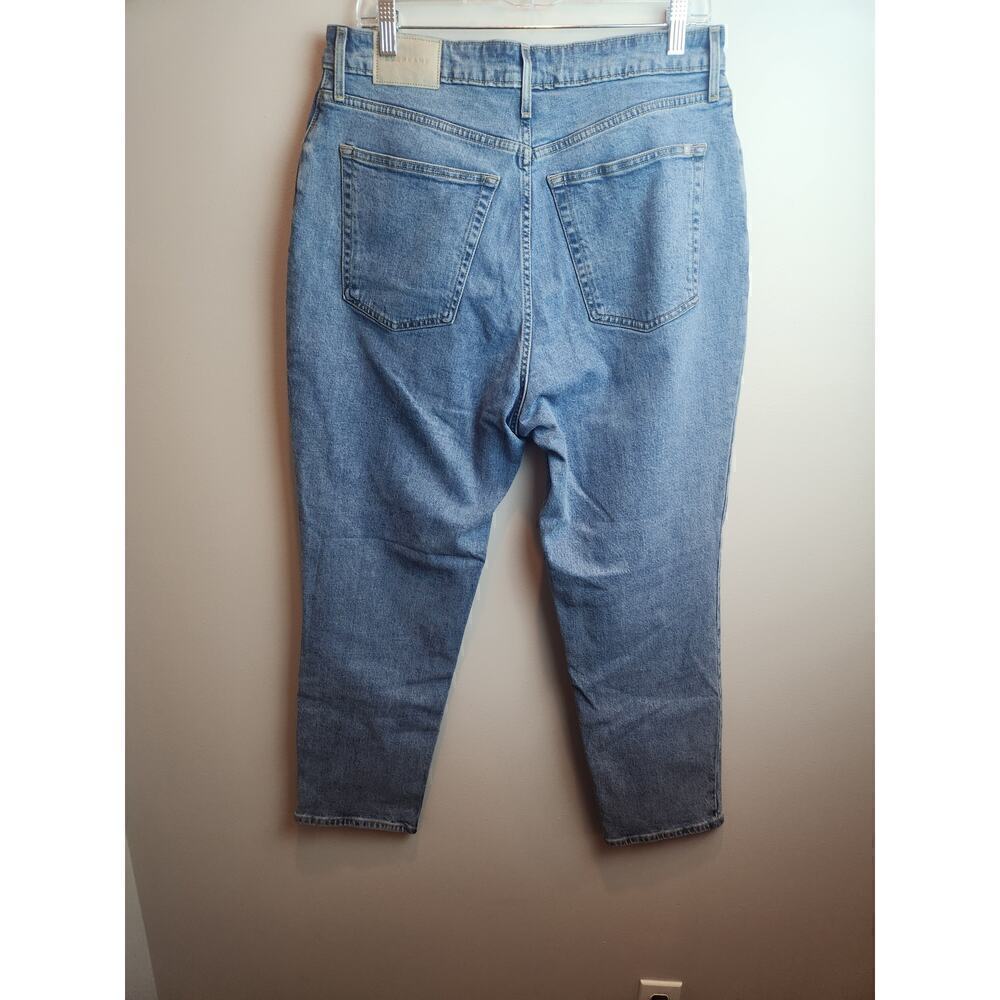 Everlane Womens Curvy Cheeky Jean light wash sz 32 slimming comfort ankle - Picture 4 of 9